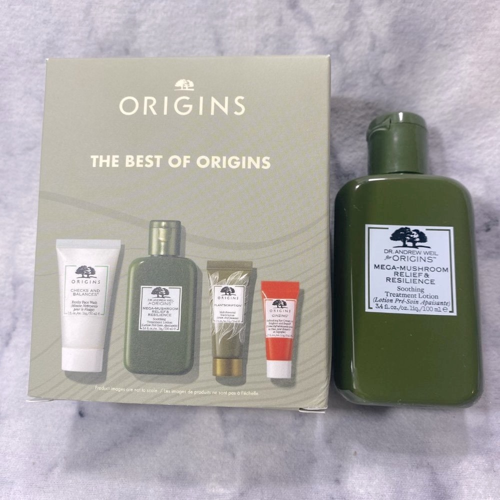 Origins The Best of Origins Skincare Set-Lotion,Wash,Cream,Serum-4pc-BOXED-NEW - Picture 4 of 16